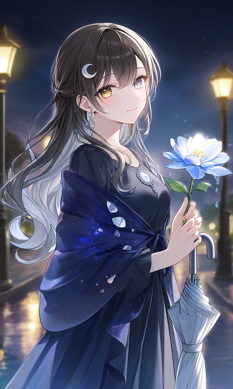 雨上がりの傘が花になる夢